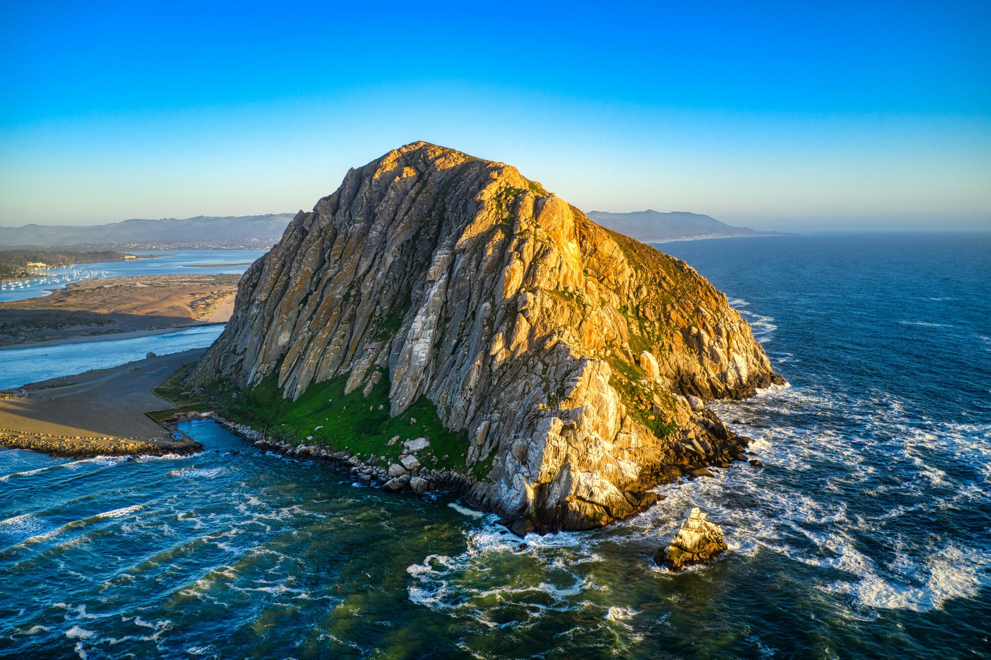 Morro Rock, a Central Coast landmark near Fencing 101's Paso Robles home base